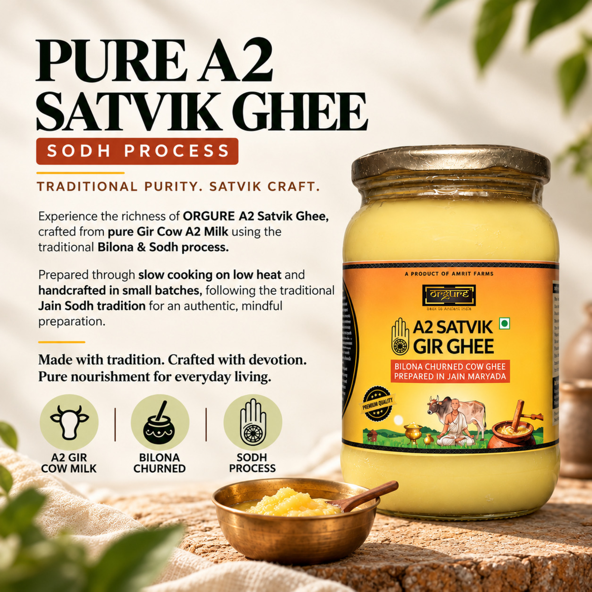 A2 Satvik Ghee
