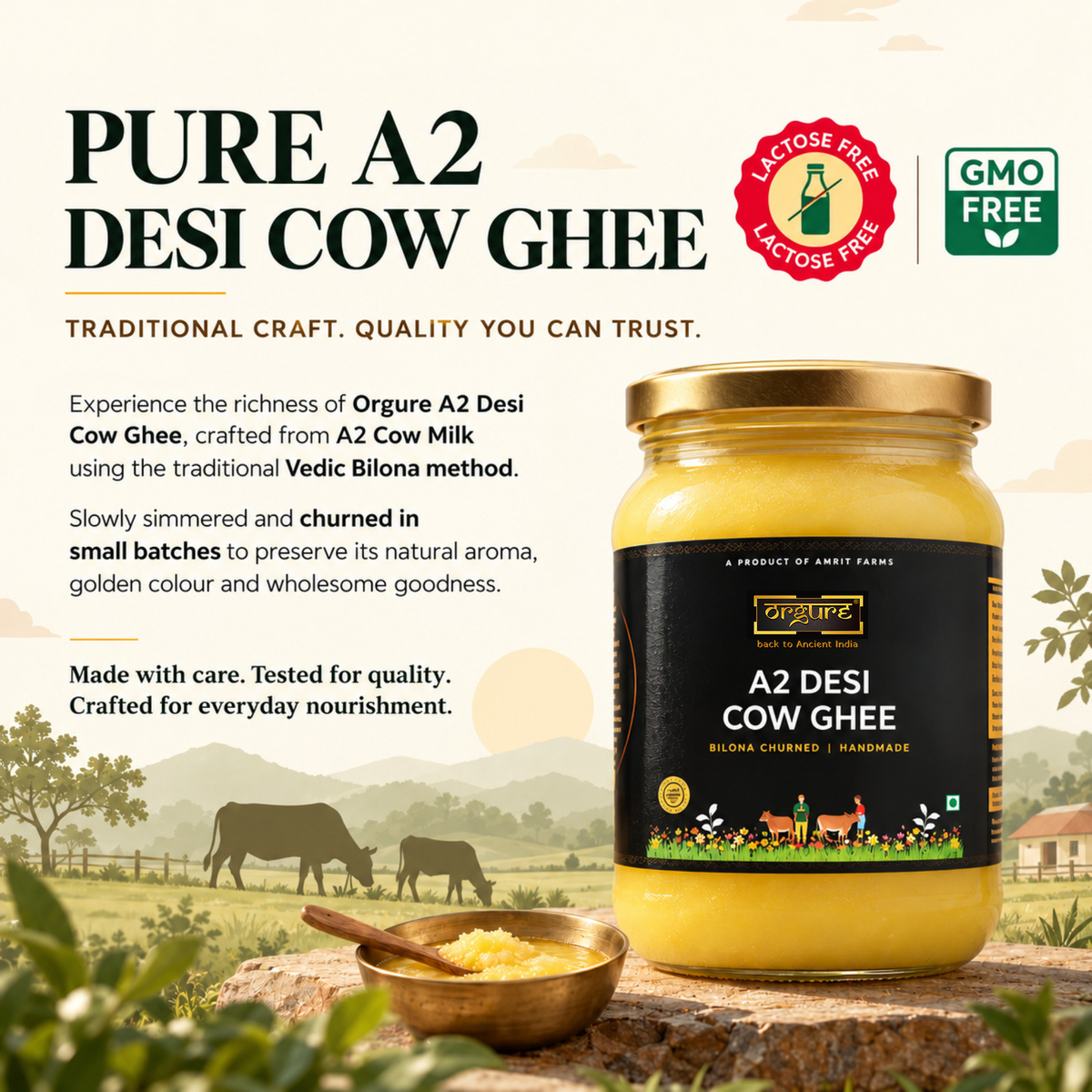 A2 Desi Cow Ghee