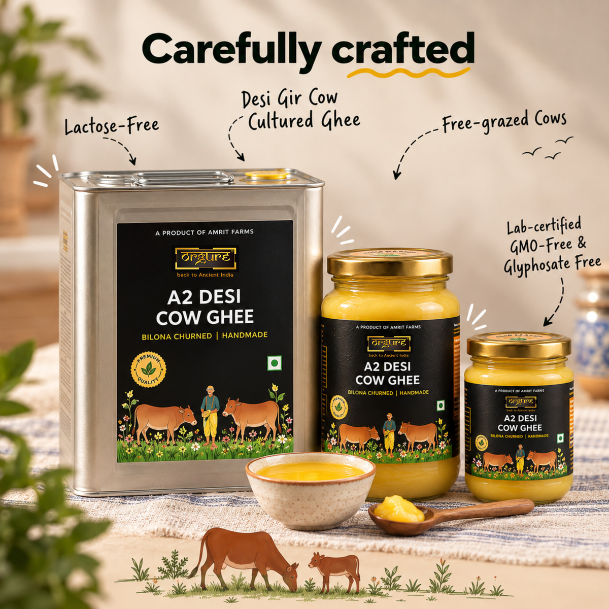 A2 Desi Cow Ghee