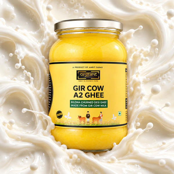 A2 Gir Cow Ghee - 1L (Glass Jar)