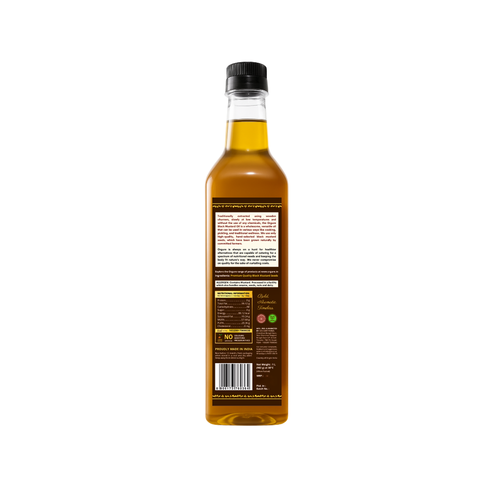 Wood Pressed Black Mustard Oil