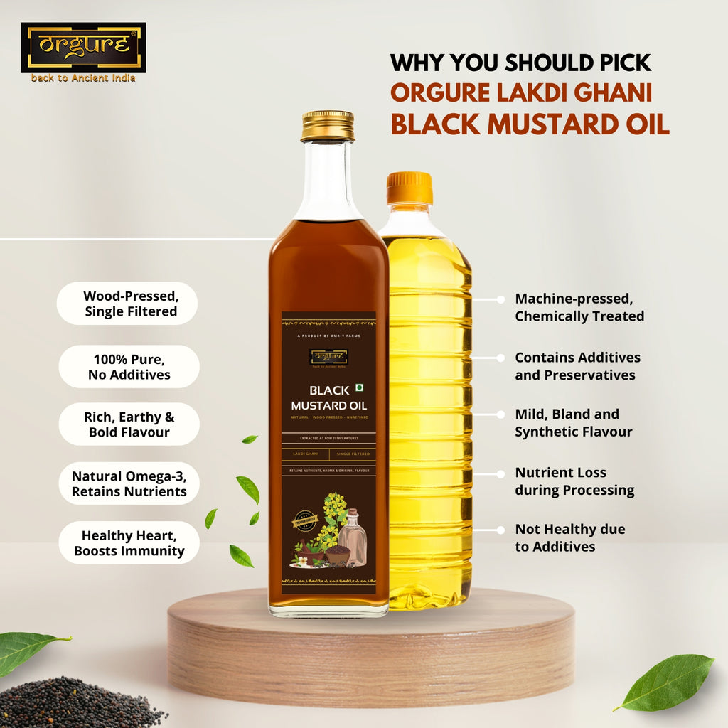 Wood Pressed Black Mustard Oil
