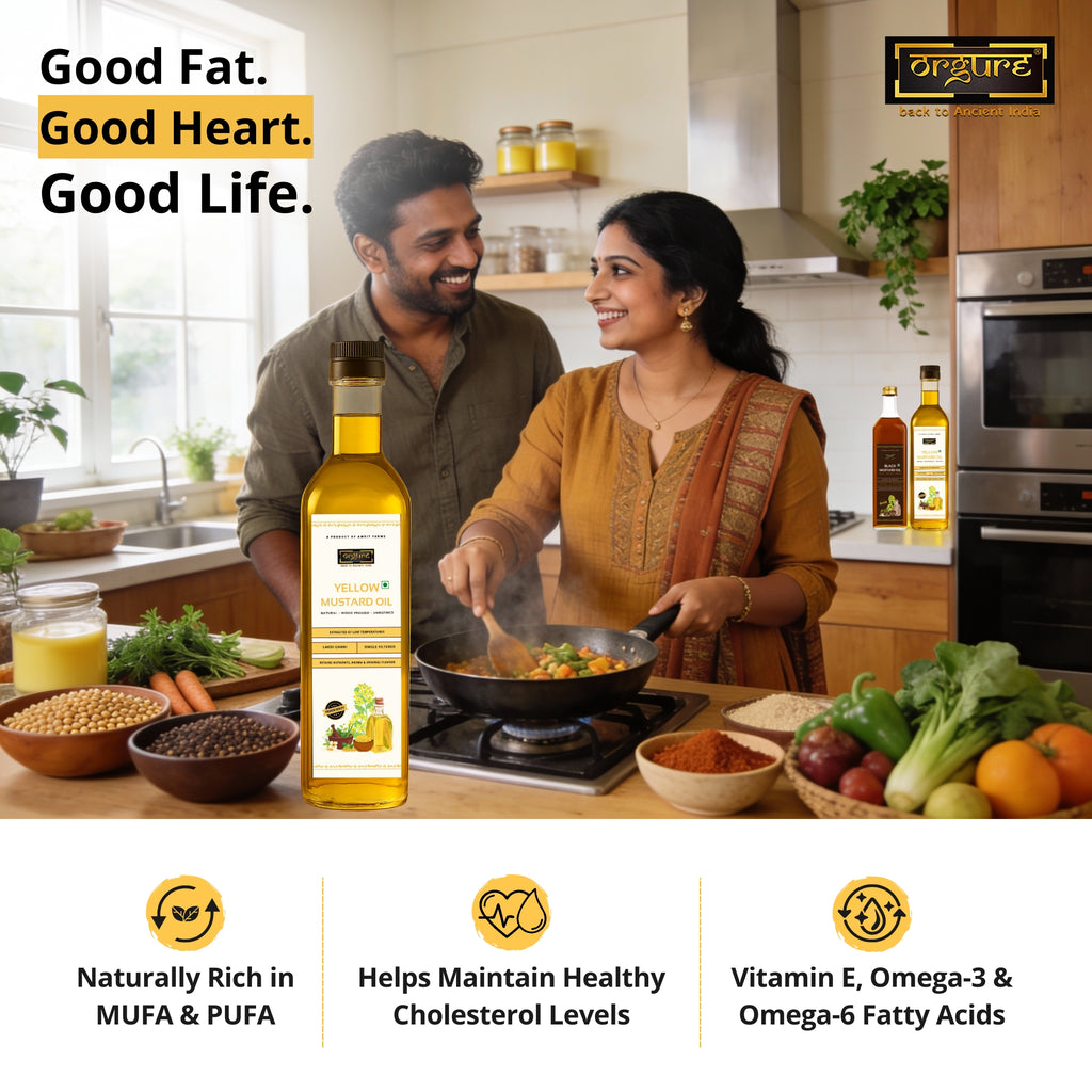 Wood Pressed Yellow Mustard Oil