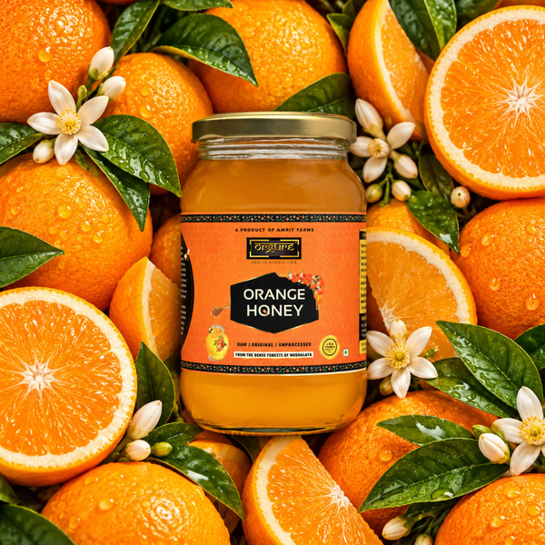 Orange Honey (Meghalaya) - 700G (Glass Jar)
