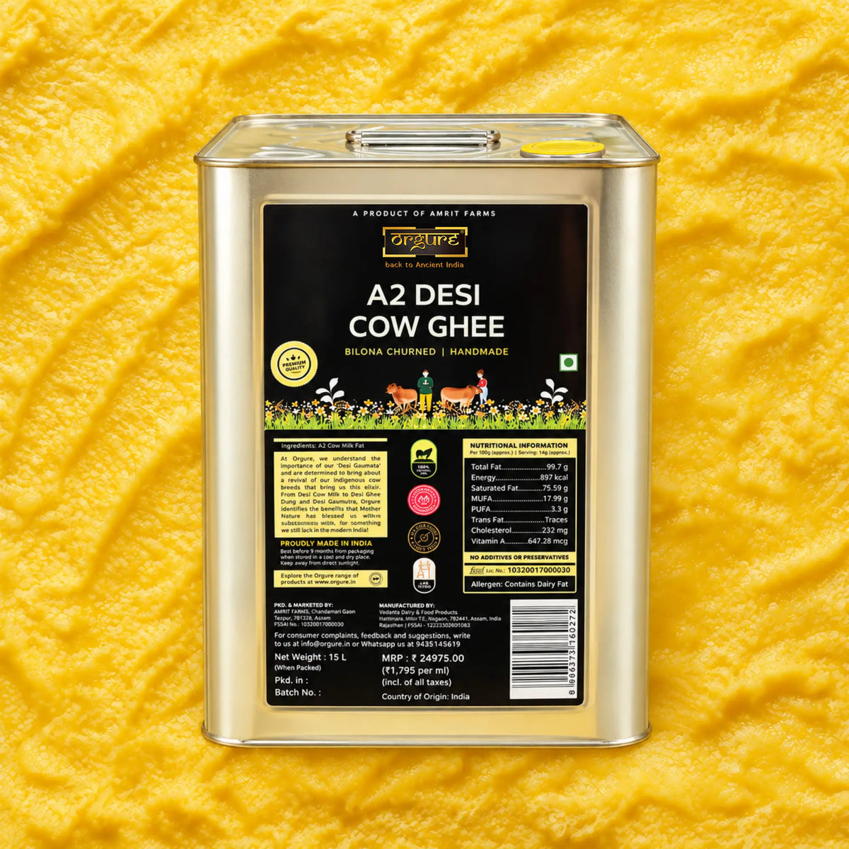 A2 Desi Cow Ghee