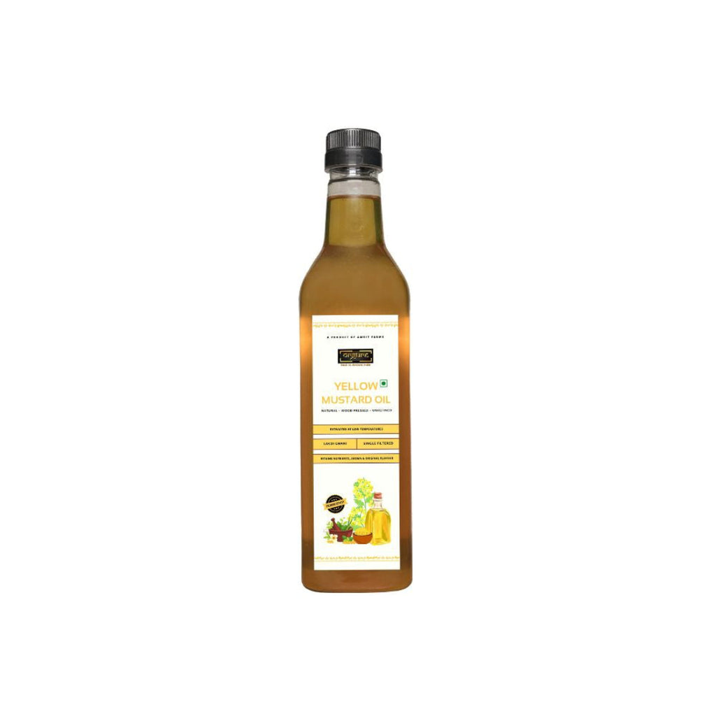 Wood Pressed Yellow Mustard Oil