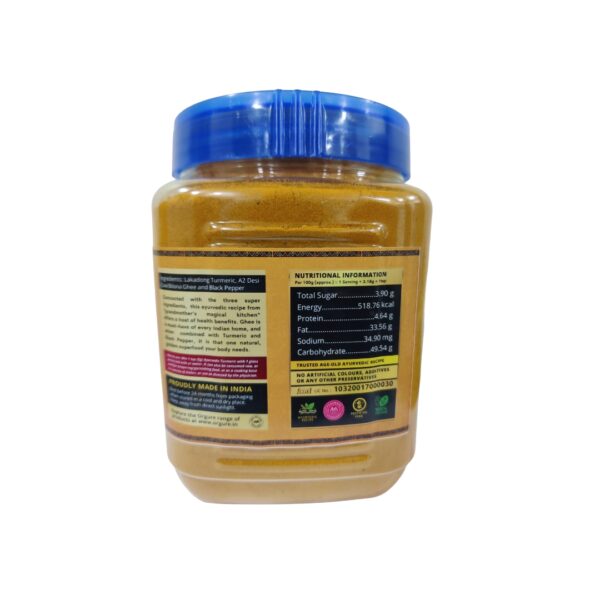 Ayurvedic Turmeric 1 kg Back